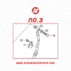 CLAMPER A, FR. BRAKE HOSE